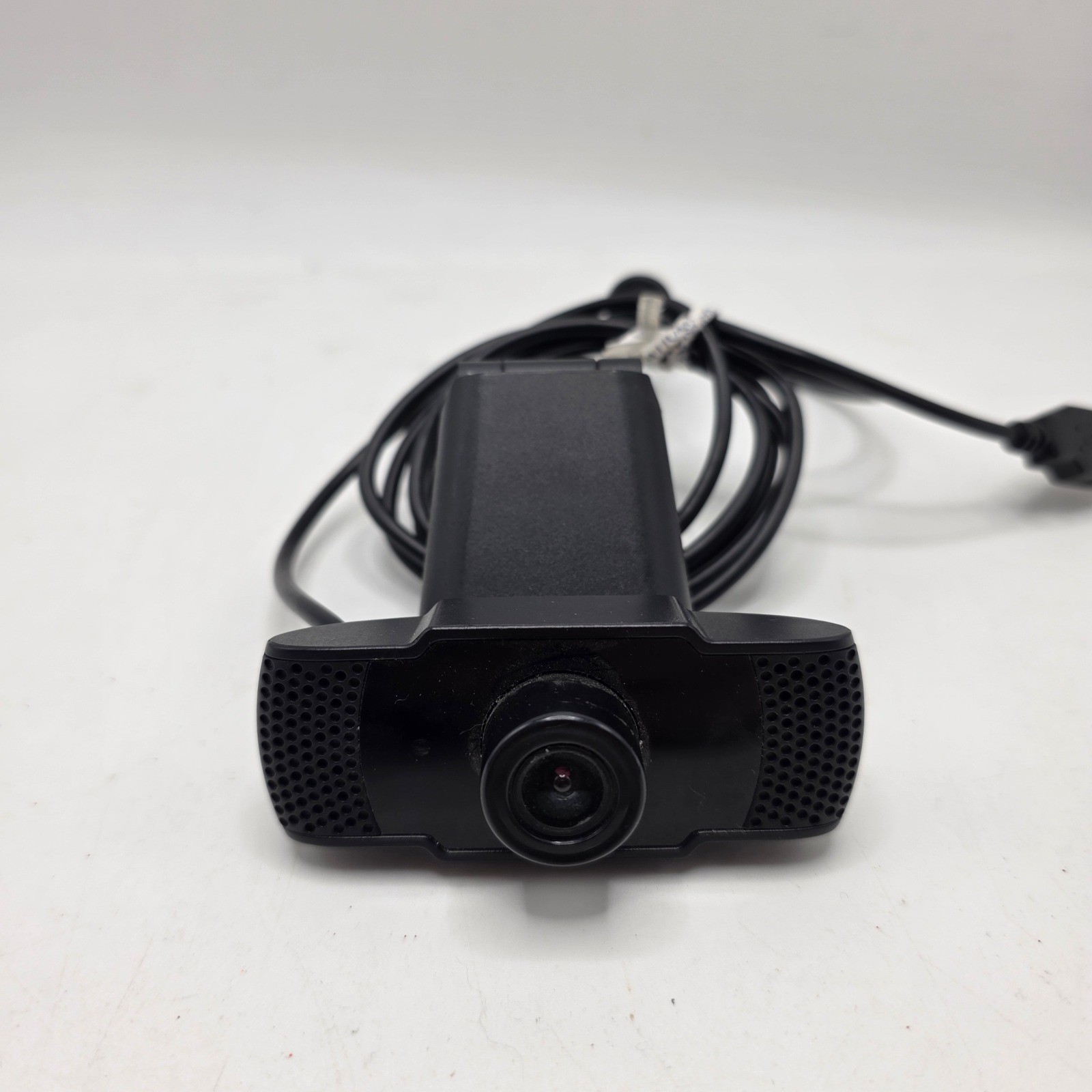 USB Webcam Black Adjustable Clip Mount Built-in Mic Home Office WFH Tech