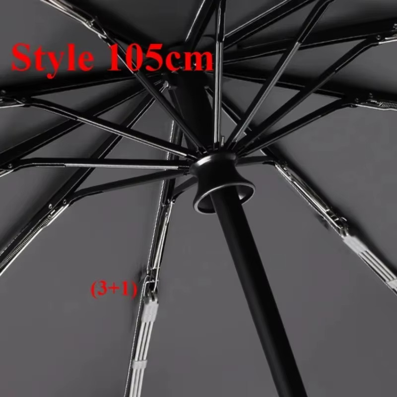 Automatic Windproof Folding Umbrella Compact Anti-UV Sun & Rain Travel Umbrella