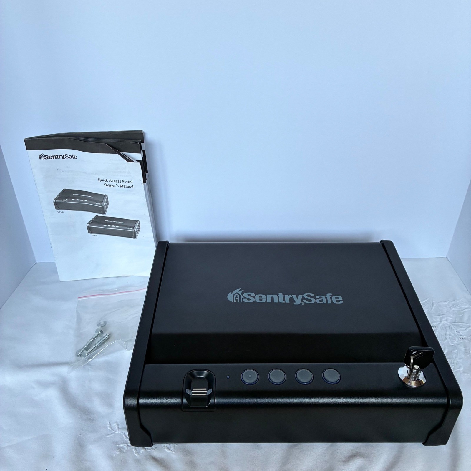 SentrySafe Quick Access Pistol Safe Biometric QAP1BE Digital Keypad Security