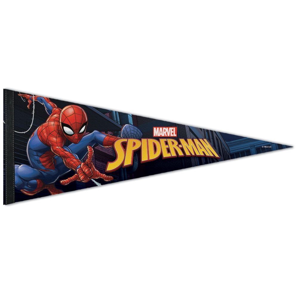 SPIDER MAN MARVEL ROLL UP FELT PENNANT 12"x30" NEW WINCRAFT 🕷️