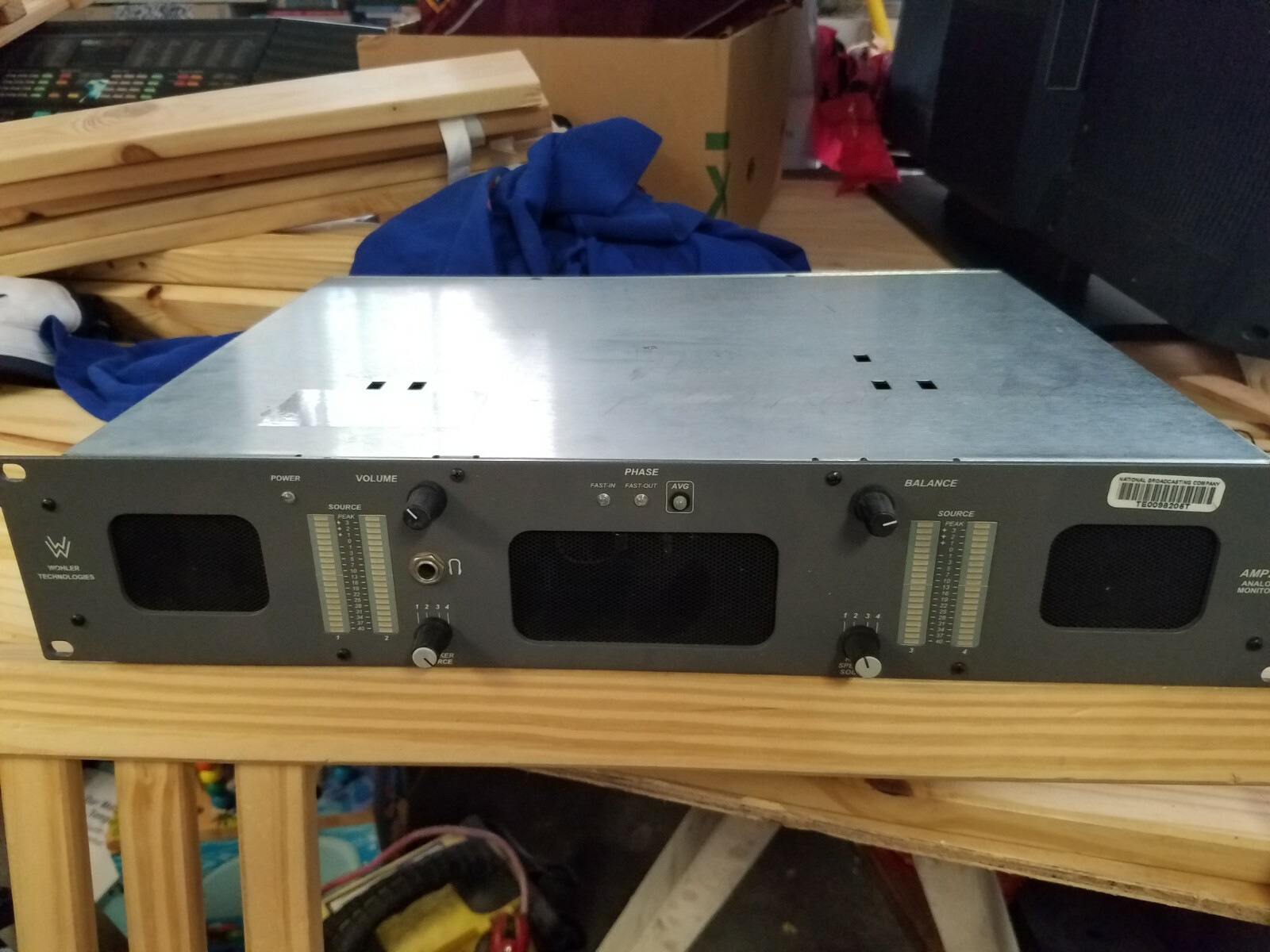 Wohler AMP2A-VTR Analog Audio Monitor Panel