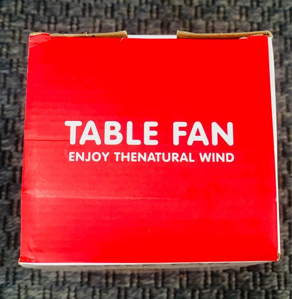 Table Fan with pencil sharpener