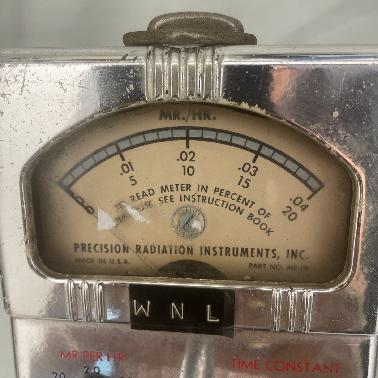 GEIGER COUNTER Model 107C Precision Radiation Instruments PROFESSIONAL 7x4x5”