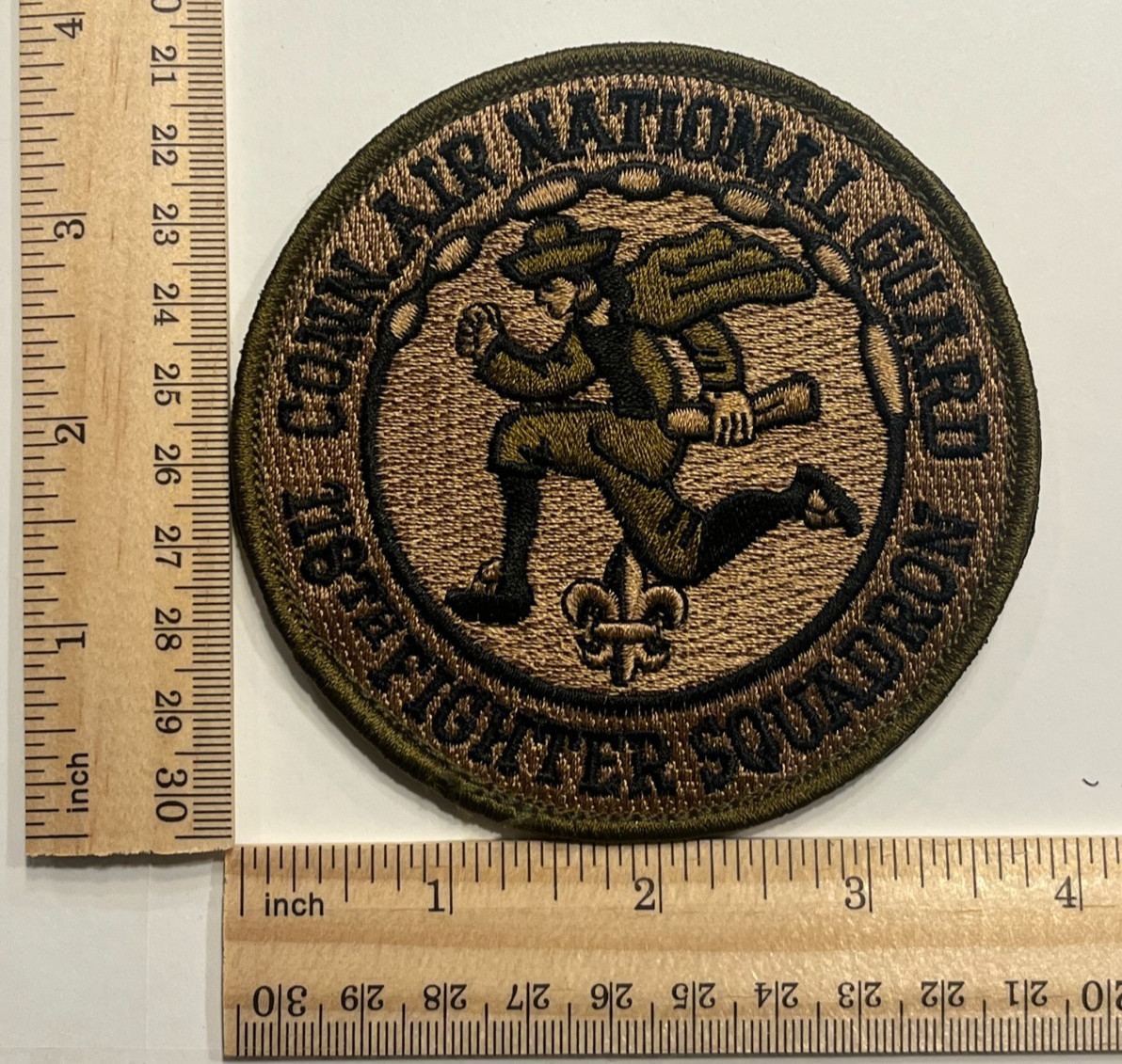 US AIR FORCE PATCH: 118th Fighter Squadron A-10 Thunderbolt Connecticut ANG
