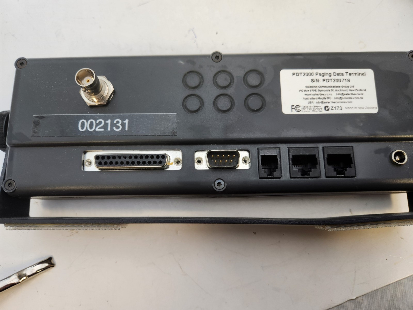 SELECTIVE COMMUNICATIONS PDT2000 Paging Data Terminal