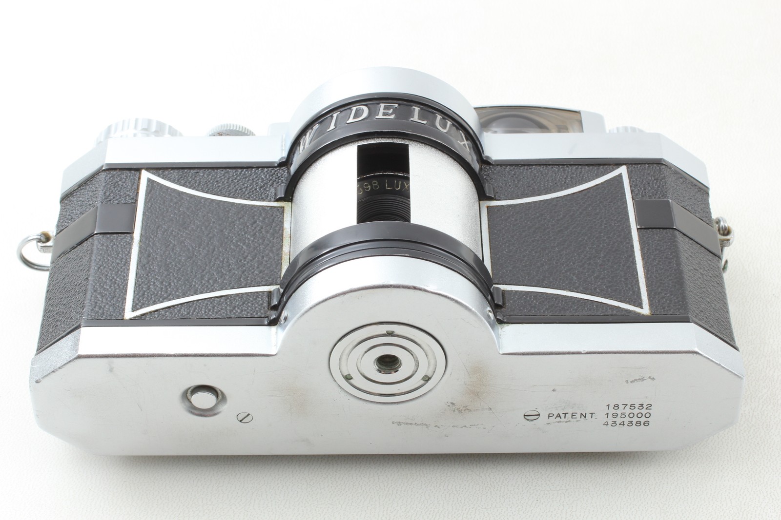 [N MINT] Panon Widelux Model F6 FVI Silver 35mm Panoramic Film Camera from JAPAN