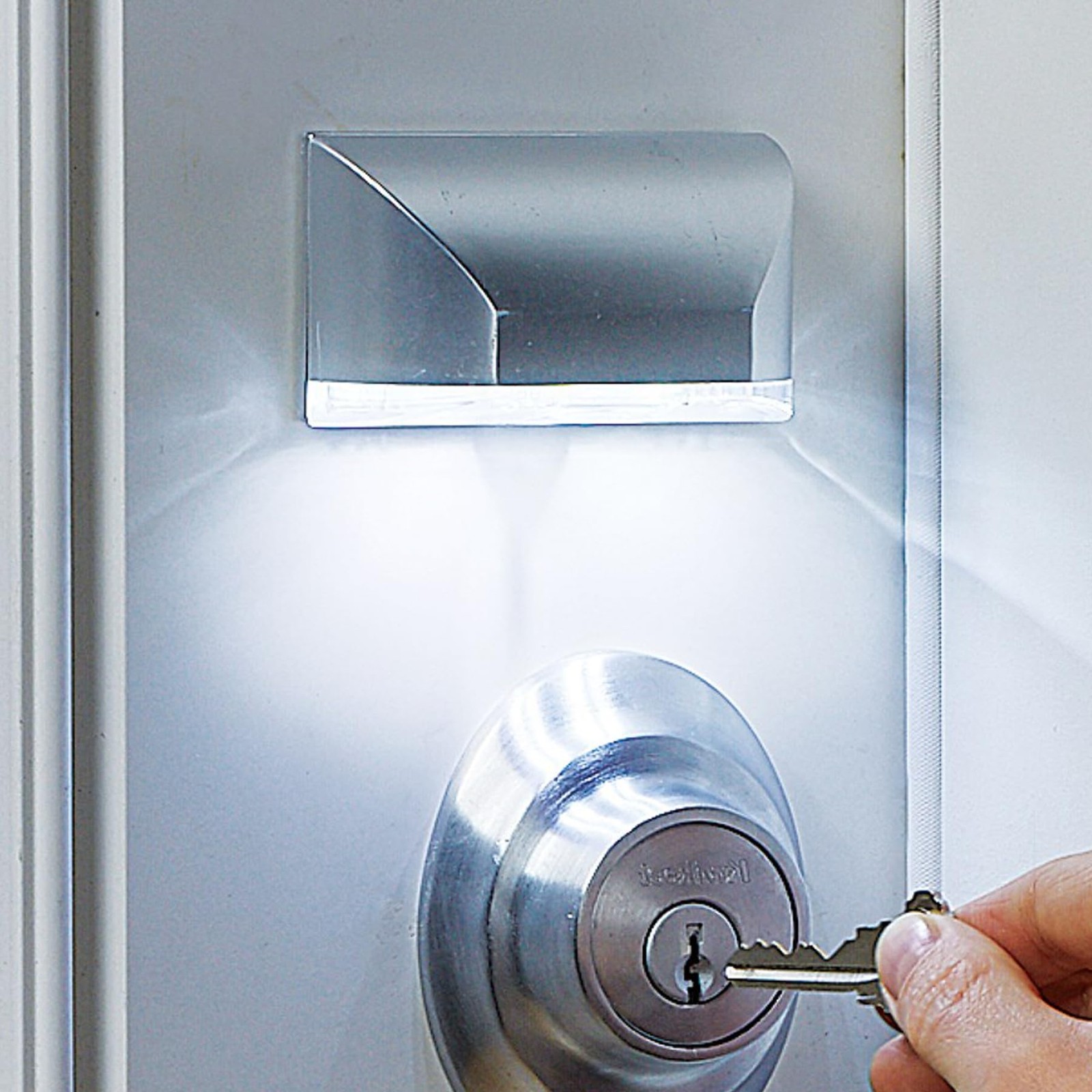 Keyhole Light for Door, Auto PIR Motion Sensor LED Night Light, Battery Power...