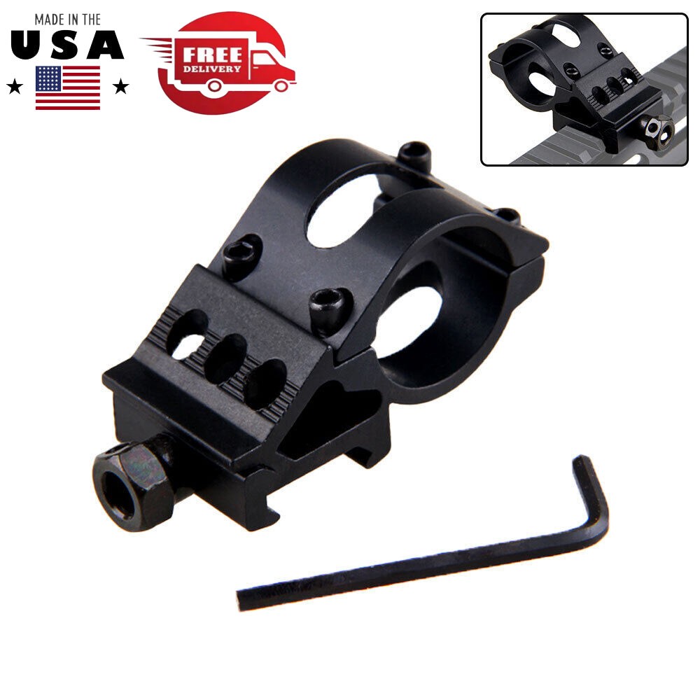 45° Offset Release Laser Light Scope Mount 1in 25.4mm Rings 20mm Picatinny Rail