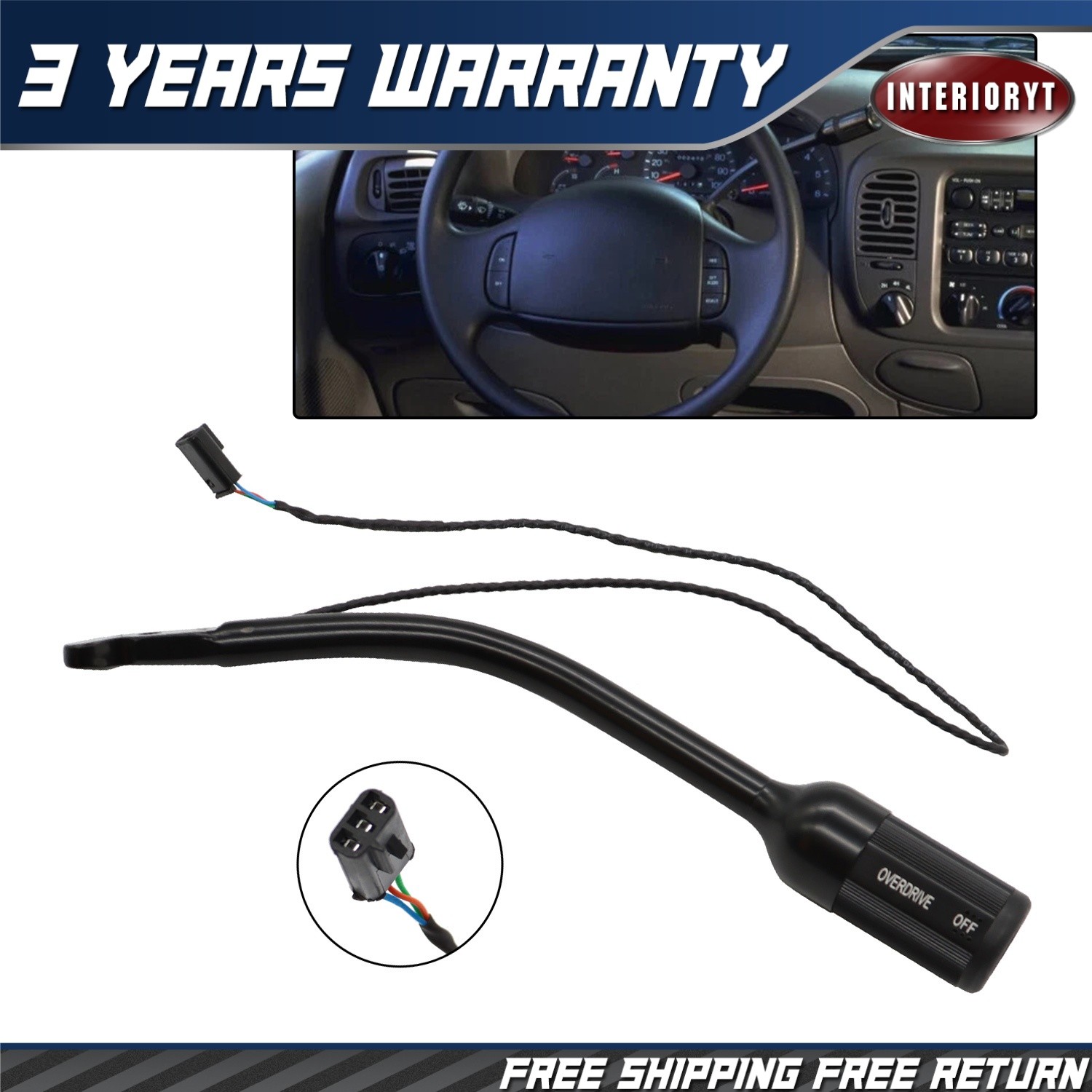 FOR 97-03 FORD F150 F250 F350 EXPEDITION OVERDRIVE SWITCH GEAR SHIFTER LEVER