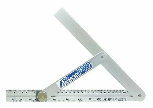 SHINWA SLIDING ADJUSTABLE PRECISION BEVEL 30CM ANGLE IN DEGREE 62660 JAPAN