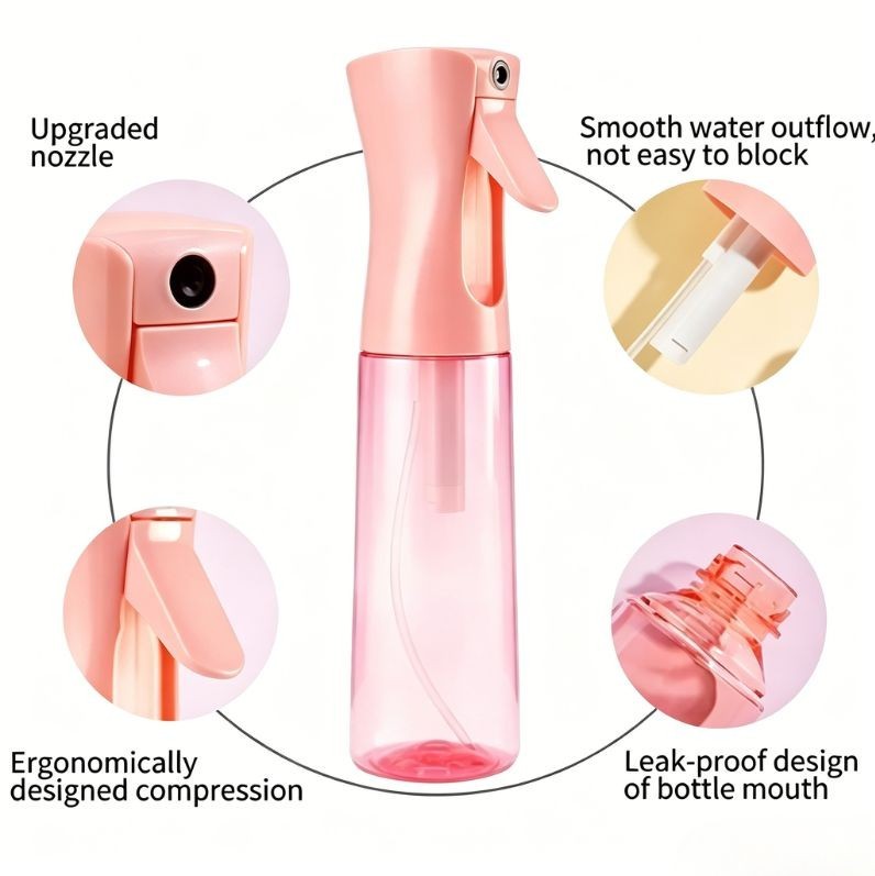 Continuous Mist Spray Bottle Barber Water Sprayer Makeup Salon Multipurpose US
