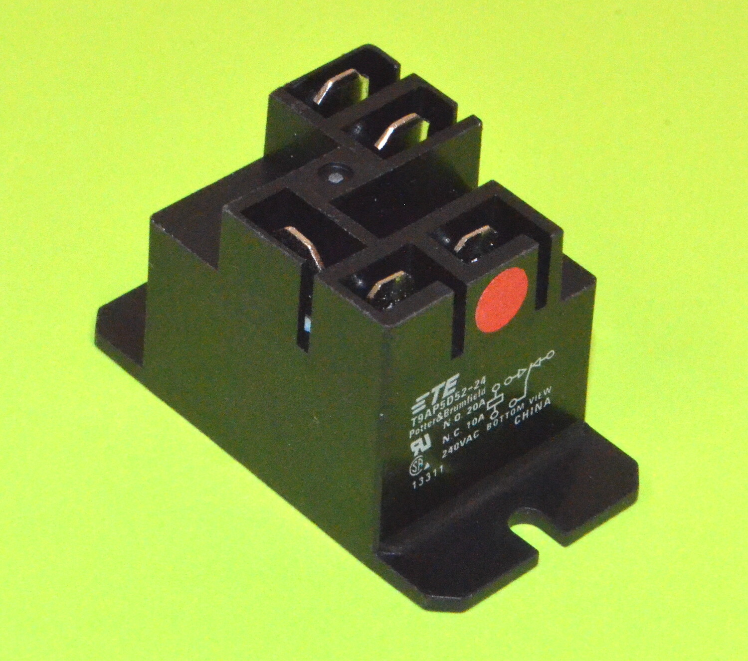Grindmaster Cecilware Relay, 30A SPST, 24VDC Coil *New* 71450