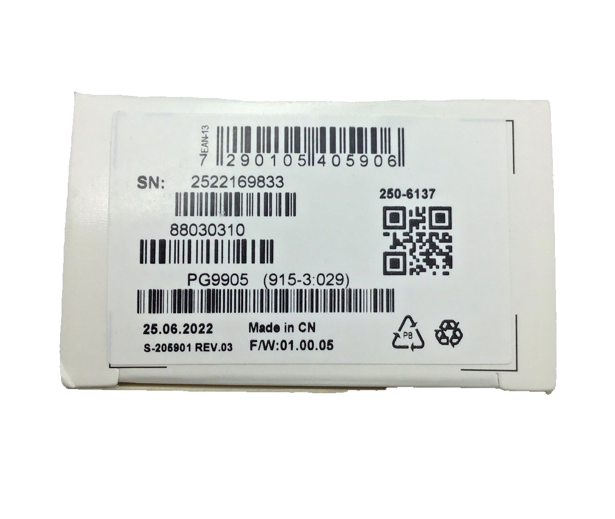 DSC PG9905 Wireless Temperature Detector