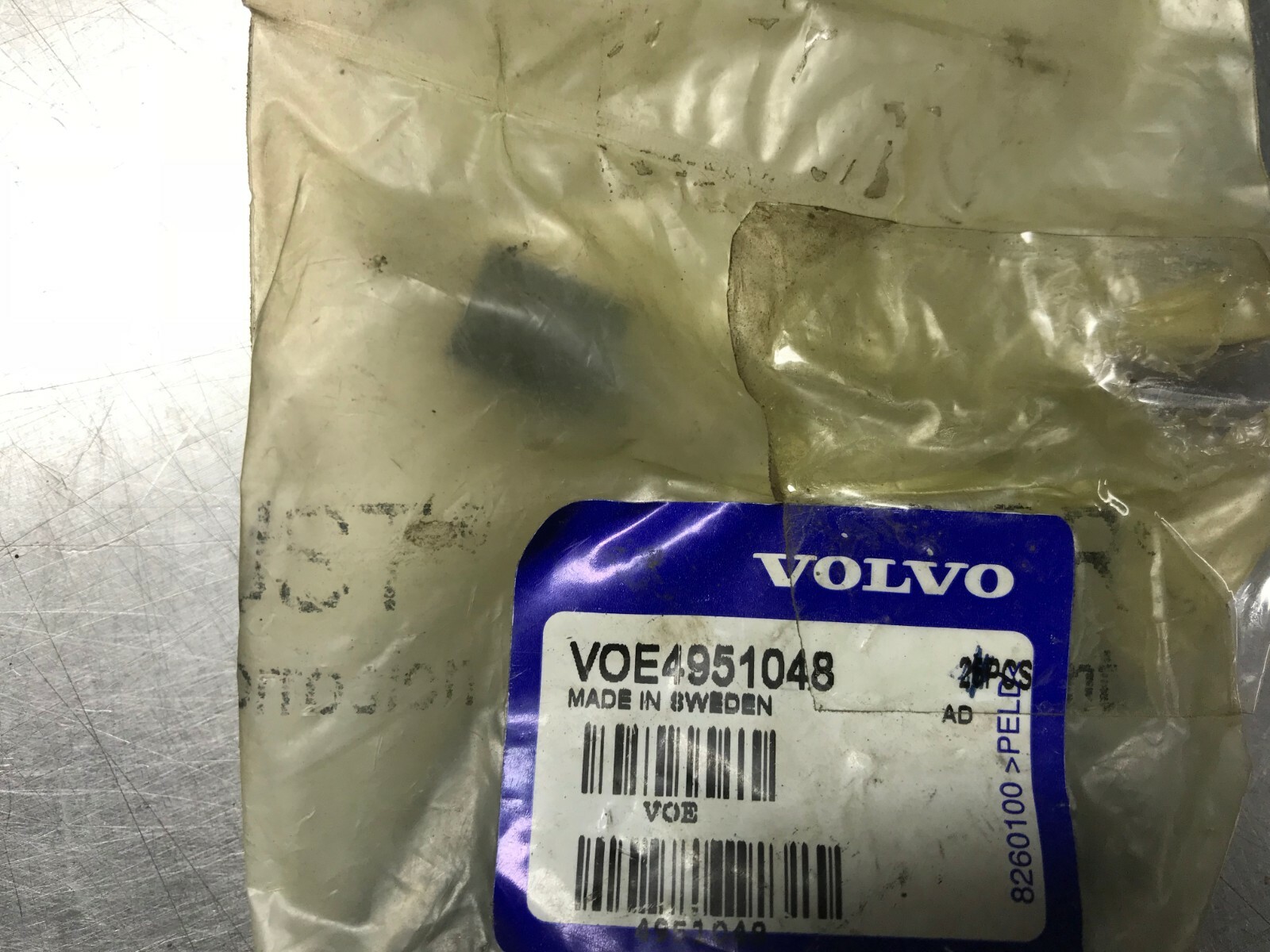 4951048  GENUINE Volvo   PIPE TUBE   QTY of 2    Ingersoll Rand   VOE4951048