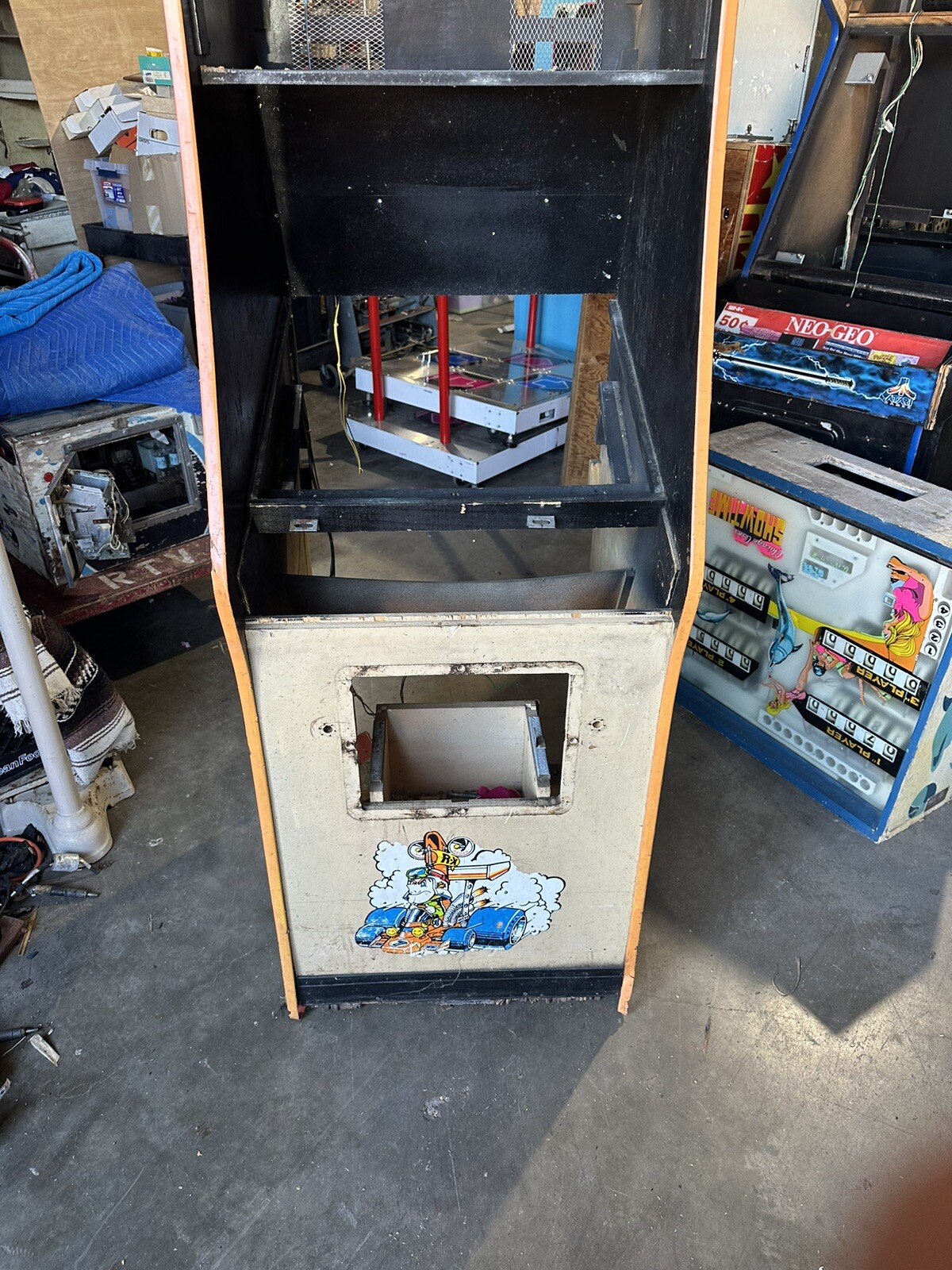 RALLY X ARCADE MACHINE by MIDWAY 1980 Empty Cab Only RARE*