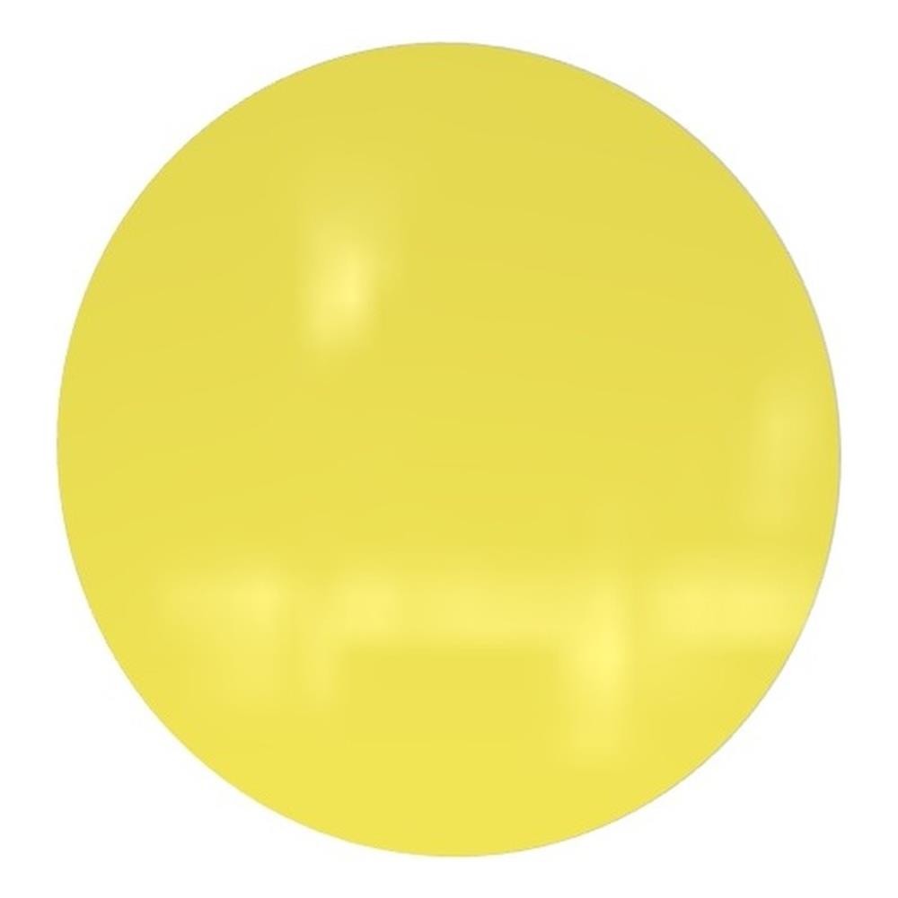 Ghent Coda Low Profile Circular Glass Dry Erase Board Magnetic Yellow 36in Dia