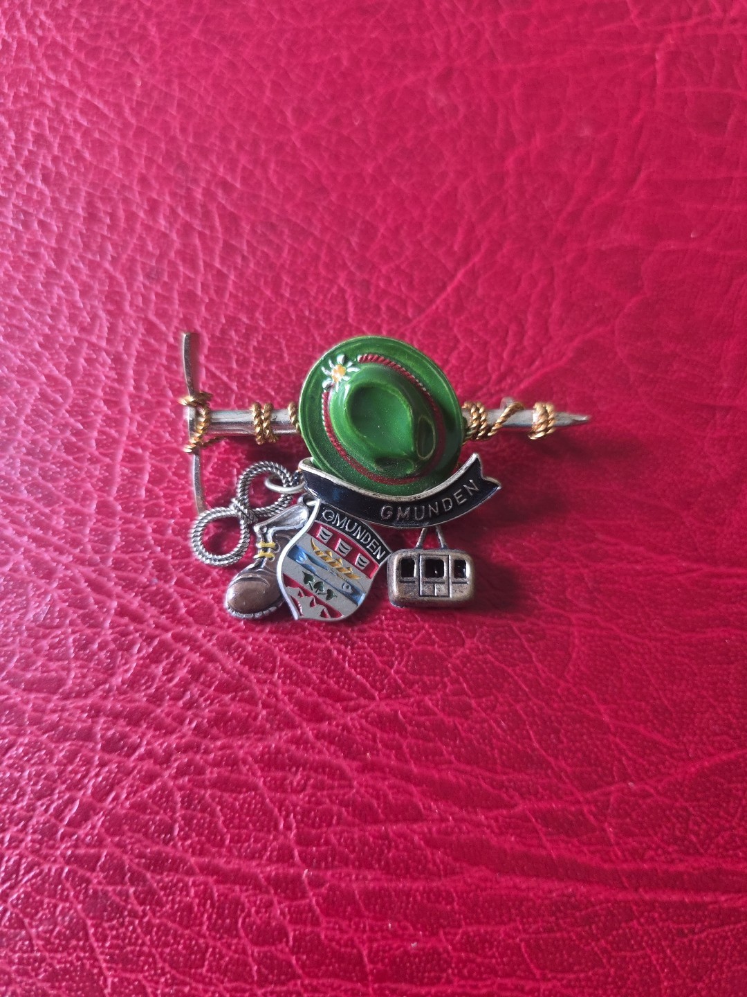 Vintage Pin Hatpin Hiking Pin Brooch Gmunden