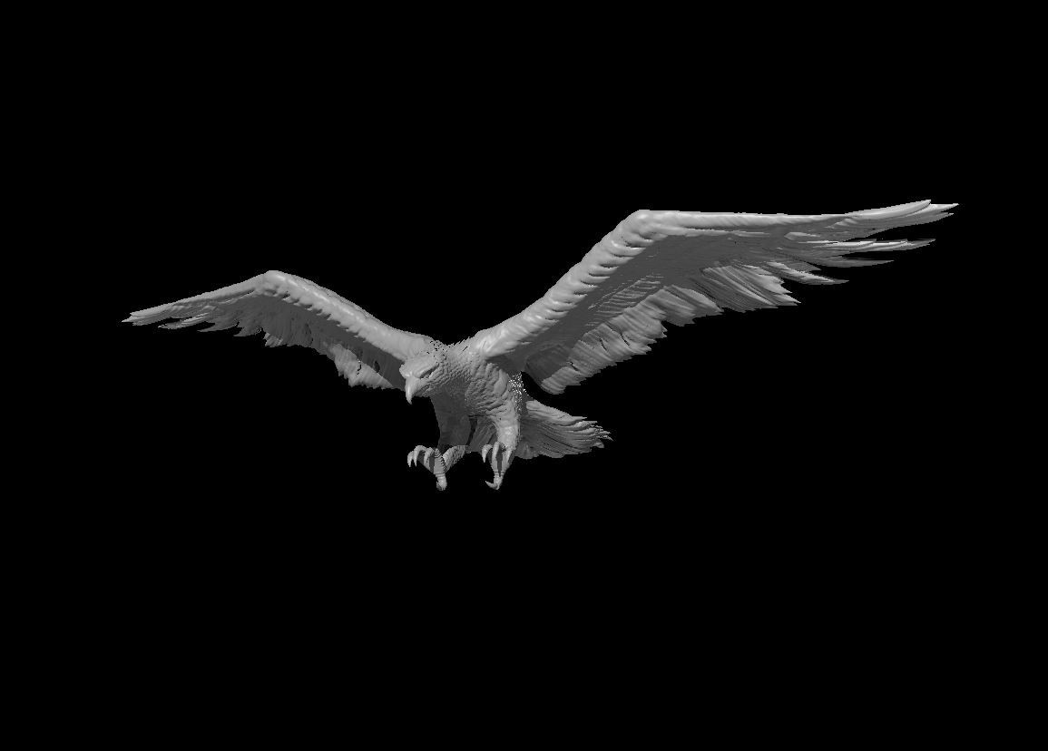 Blood Hawk Bird Creature Monster Manual 28mm Scale DND D&D Tabletop Mini