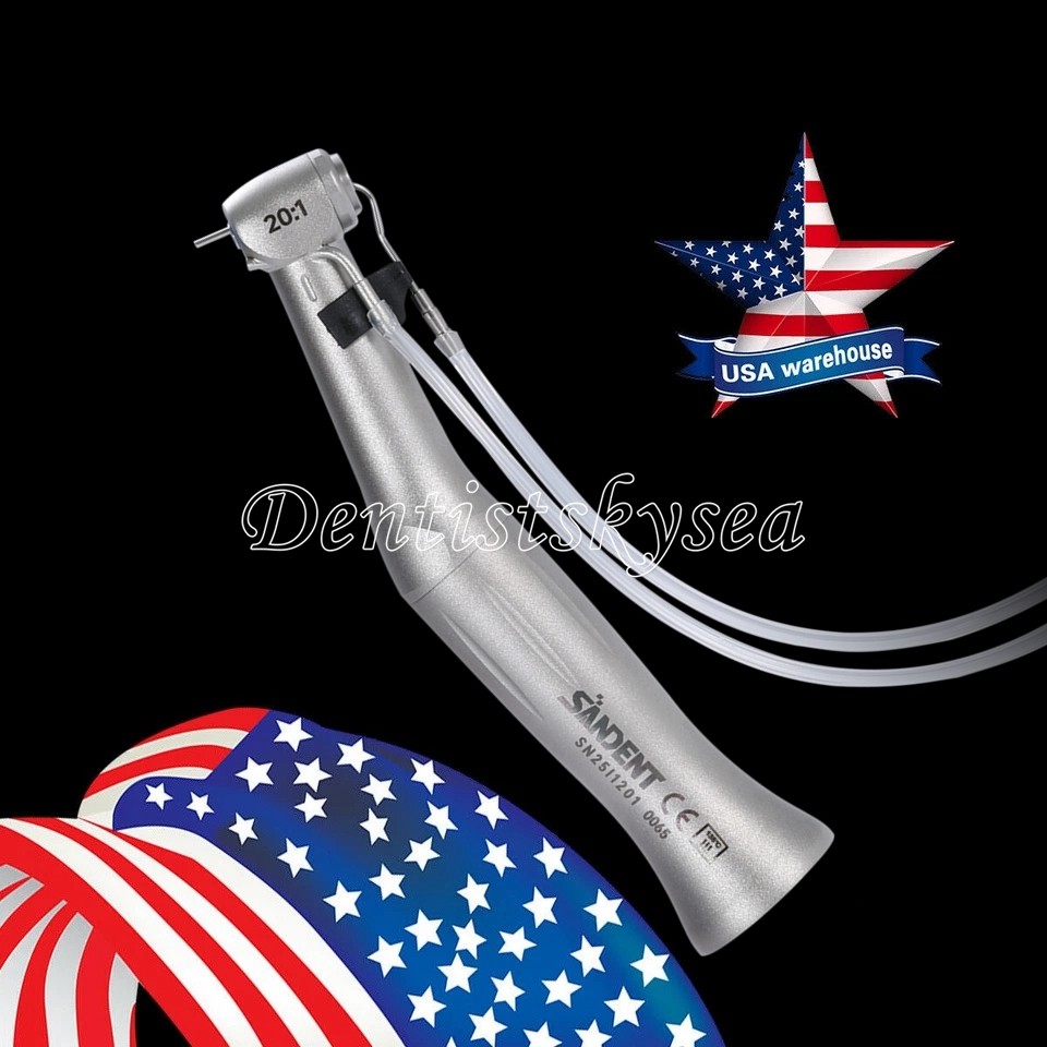 Implant 20:1 Reduction Contra Angle Push Button Dental Surgical Handpiece