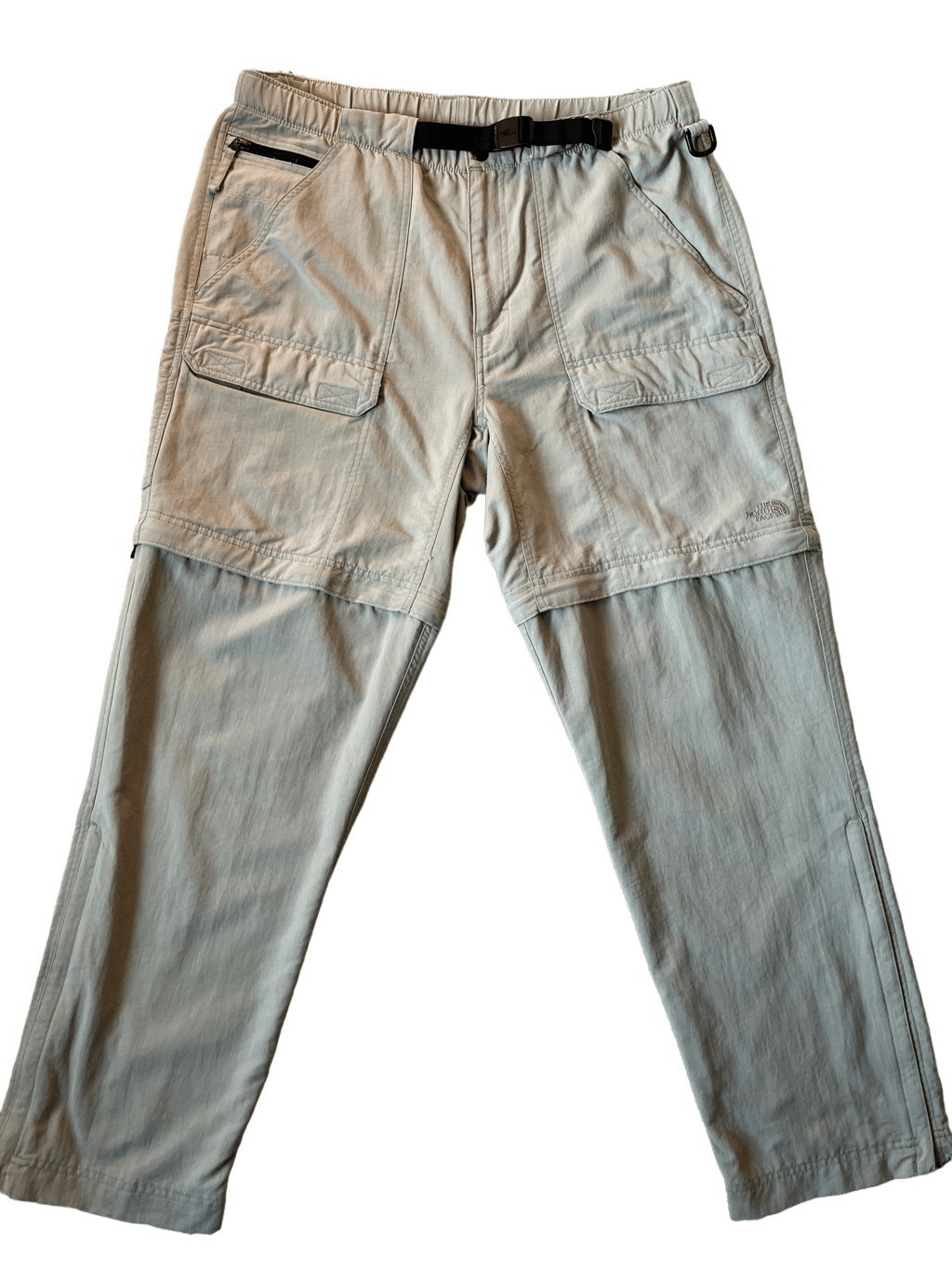 North Face Pants Men Large Green Convertible Pockets Outdoor Hiking Camping