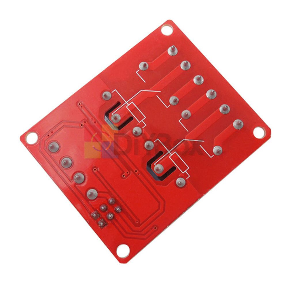 2 CH 2-Channel 12V Relay Module Optocoupler High & Low Level Trigger for Arduino