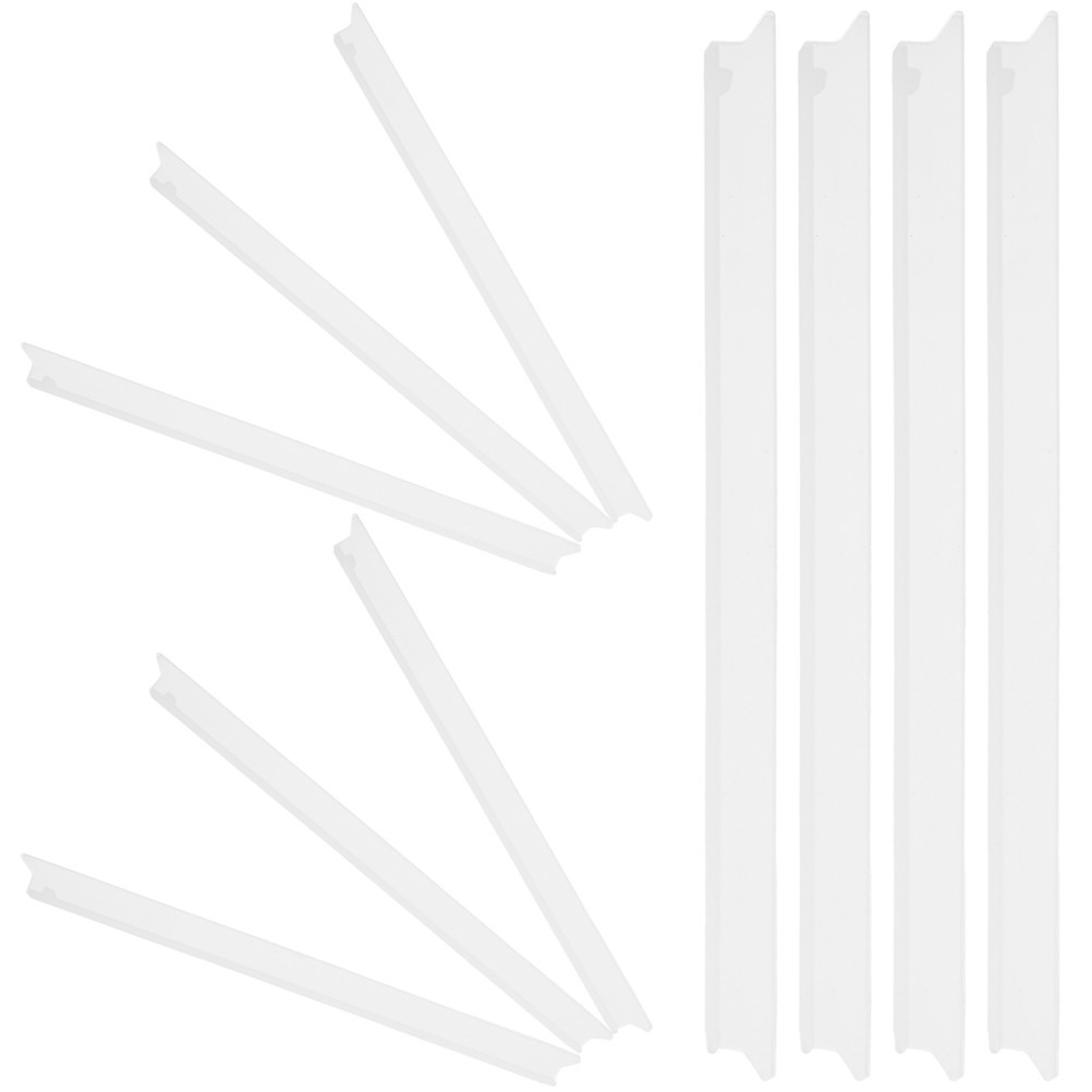 10Pcs Reusable Window Squeegee Silicone Replacement Strips for Glass Cleaning