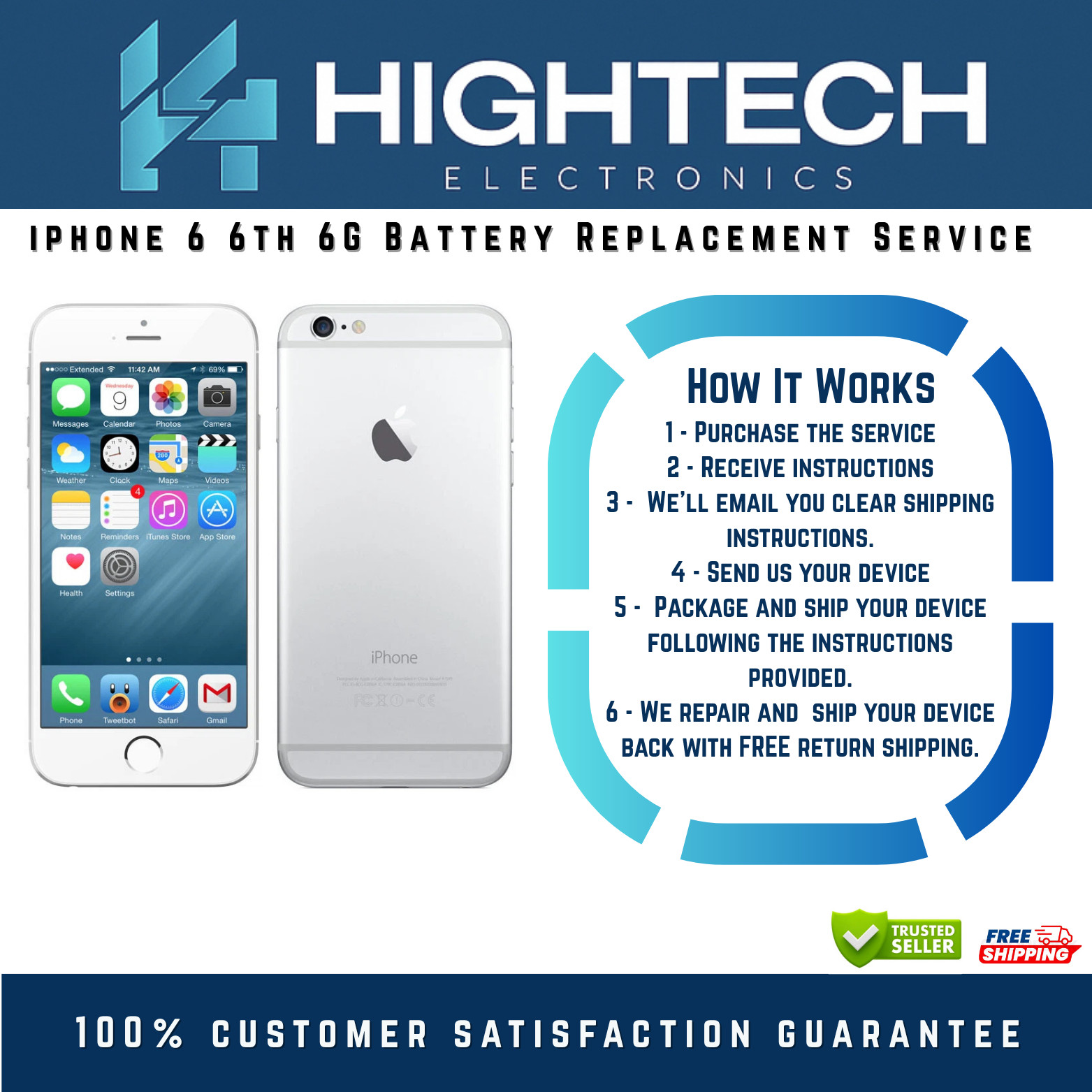 iPhone 6 Battery Replacement Service Repair