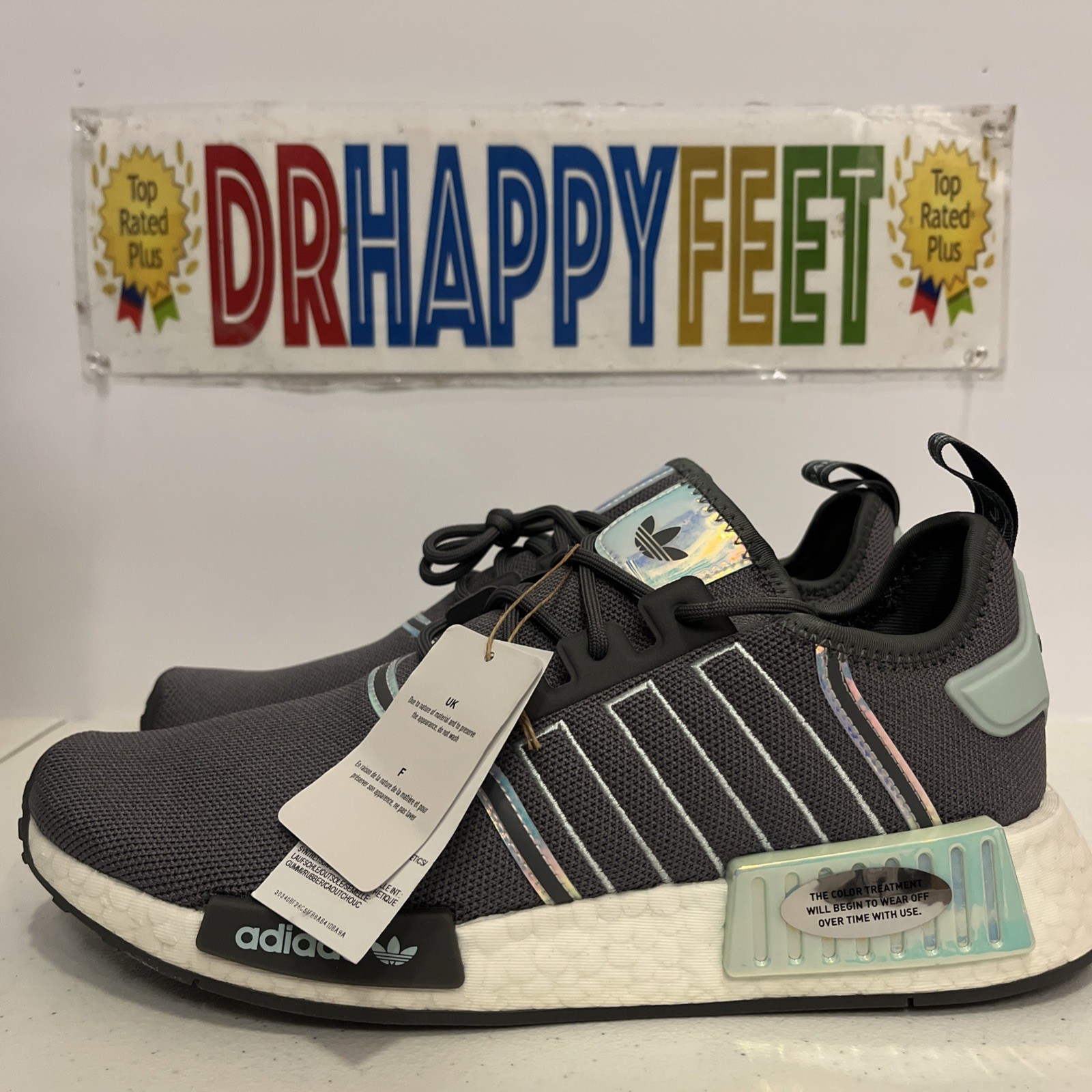 Adidas Originals NMD_R1 Women's Casual Shoes Gray GW9472 New