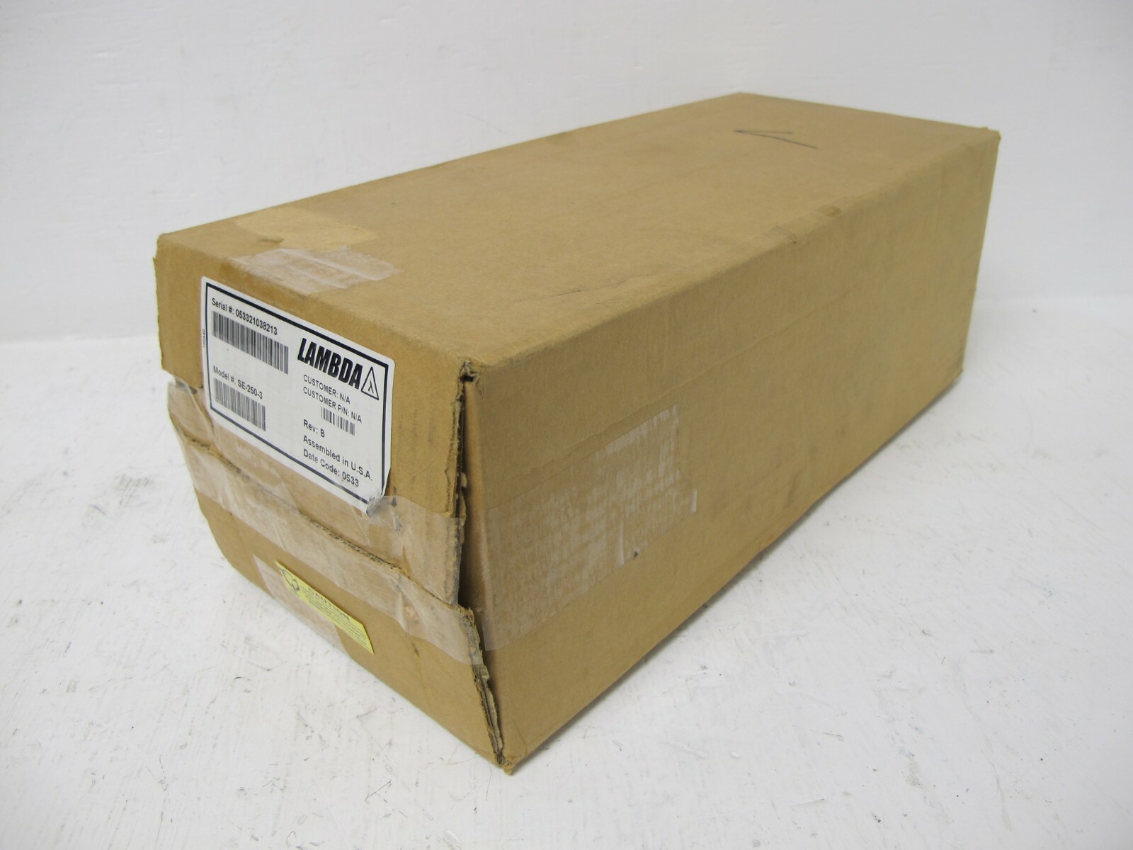 NEW Lambda Electronics SE-250-3 Regulated Power Supply Unit SE2503 115 VAC VDC