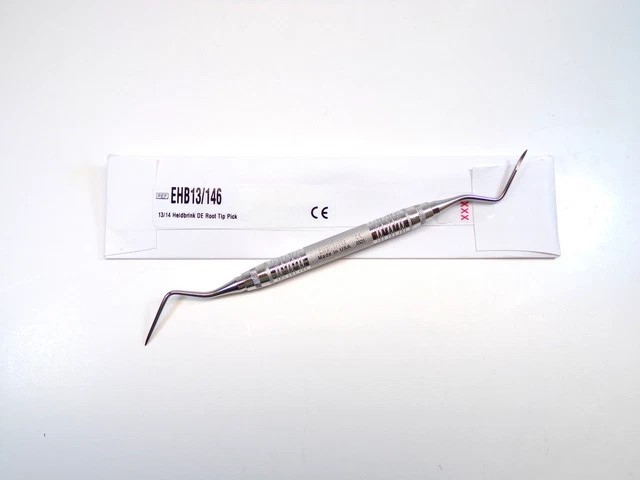 Hu-Friedy EHB13/14H6 Double End Root Tip Pick #13/14 Heidbrink Heavy #6 Handle