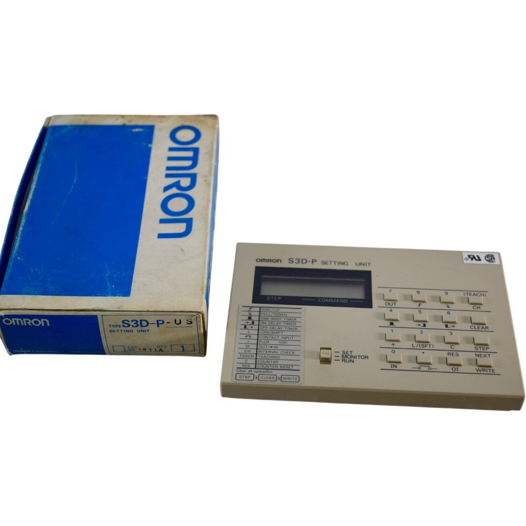 NEW Omron S3D-P Sensor Controller Setting Unit