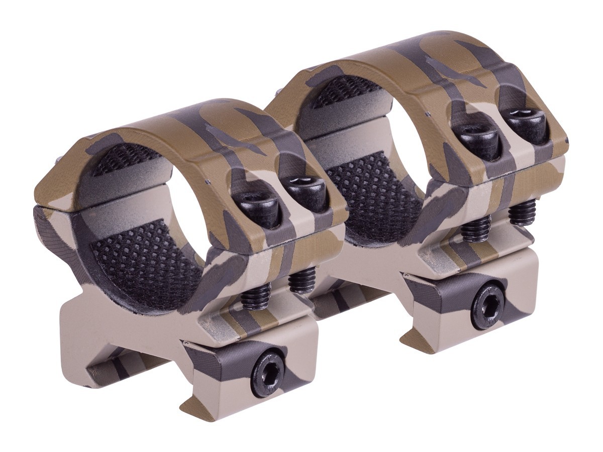 Hawke Match Mount 1" Rings, Weaver, Low, Mossy Oak Bottomlands