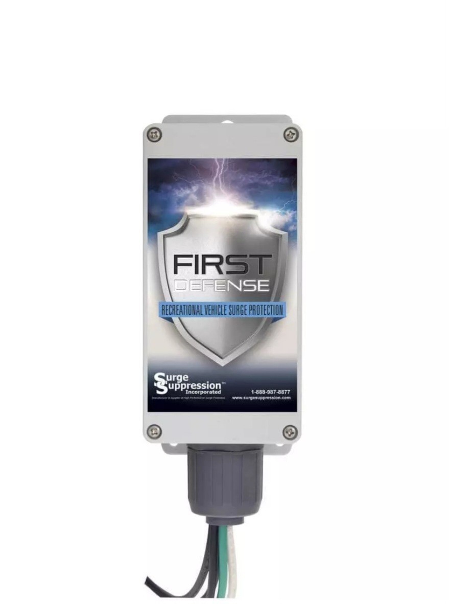 FIRST DEFENSE RV Surge Protector 30-Amp Hardwired 40-kA Distribution Load Center