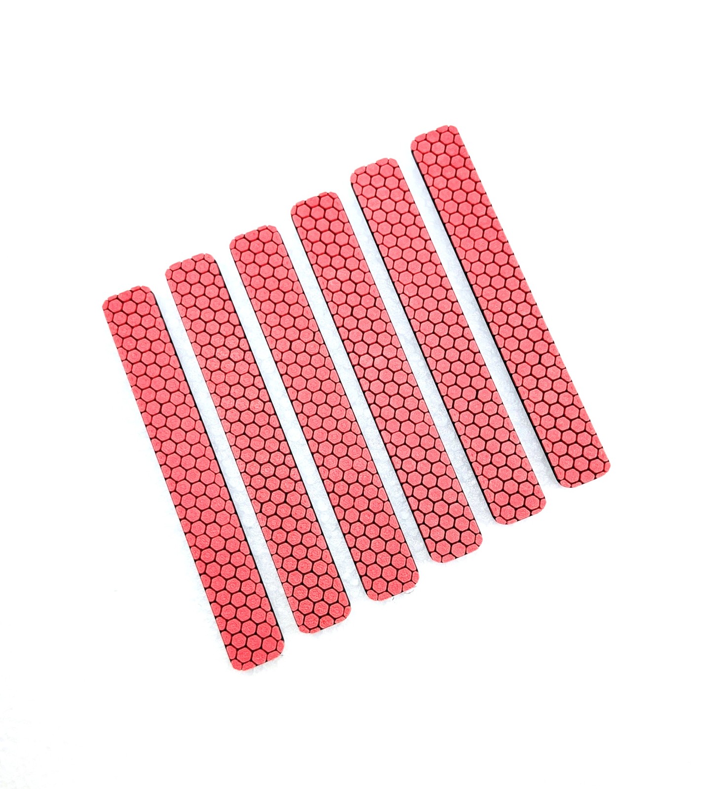 SNAP-IN Rails Red Honeycomb Design – 6 Pack