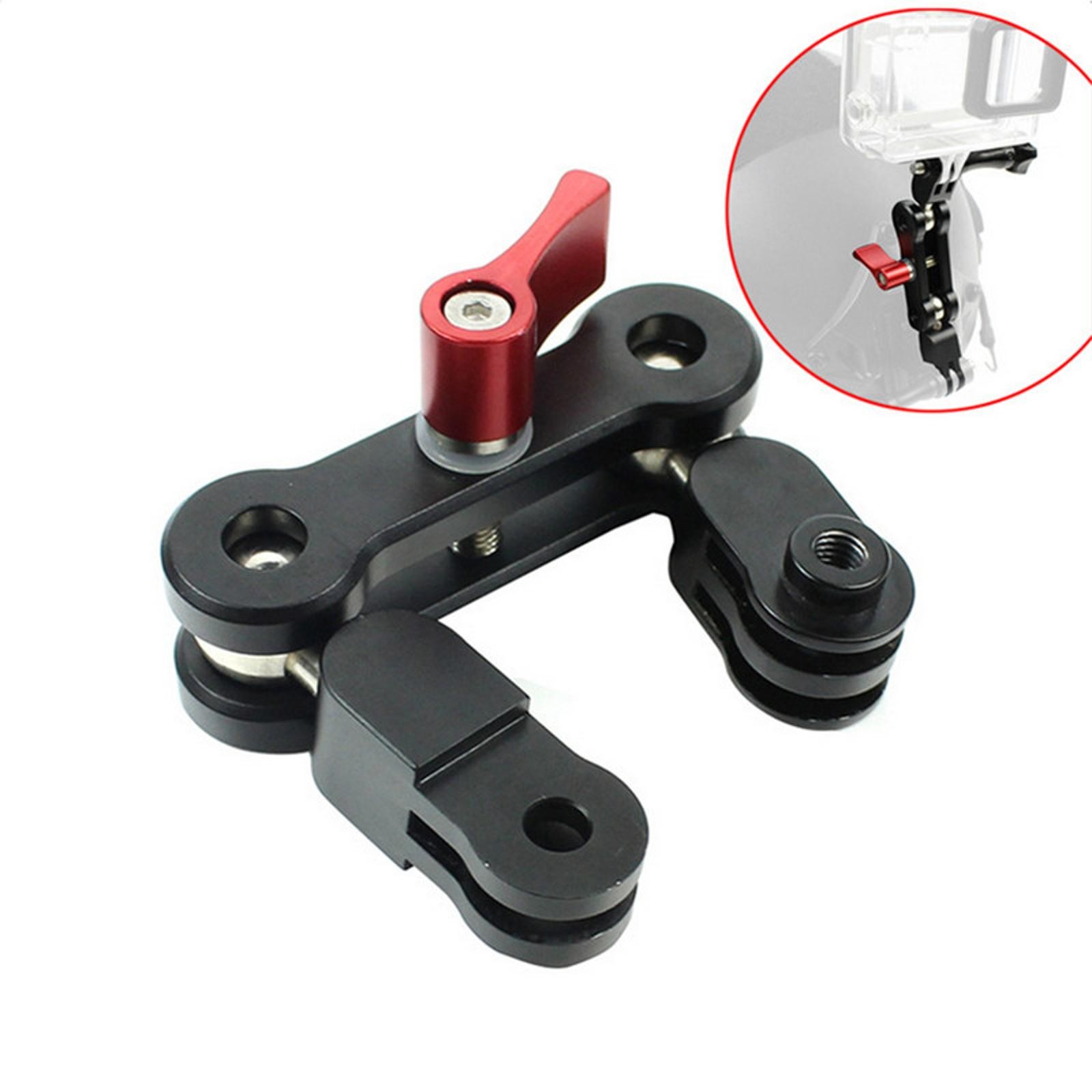 360° Swivel Arm Al Alloy Rotary Ball Head Adapter for GoPro DJI OSMO Camera