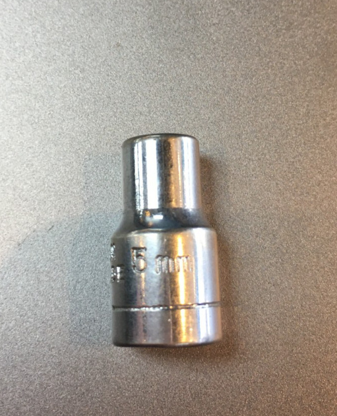 ALLTRADE 5MM SOCKET, 6 POINT, 1/4" DRIVE, TAIWAN