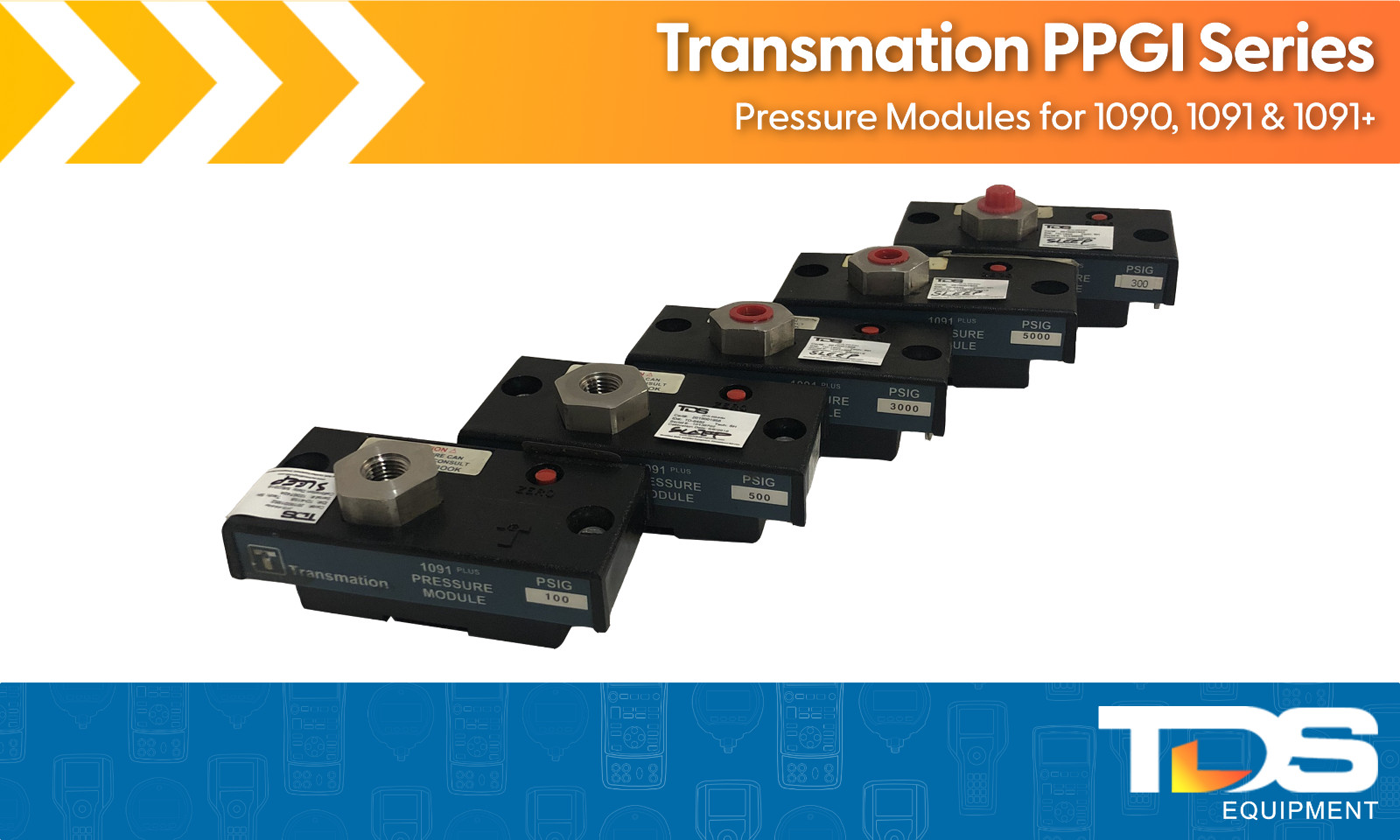 [USED] Transmation PPGI Series Pressure Modules for Model 1091/1090 Calibrator