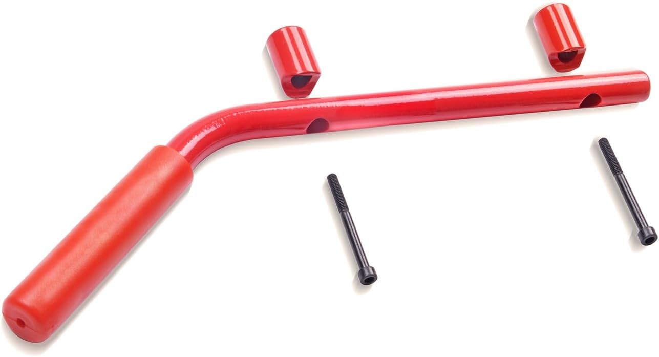 Front Rear Steel Grip Handles Grab Handle Bar Hand Mount Compatible with red