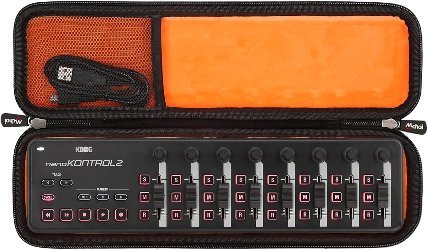 Mchoi Hard Portable Case Compatible with Korg Nanokontrol2 Slim-Line USB Control
