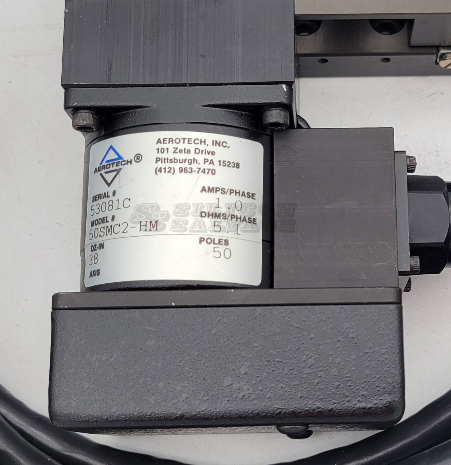 Aerotech ATS302 Linear Stage w/ 50SMC2-HM Motor