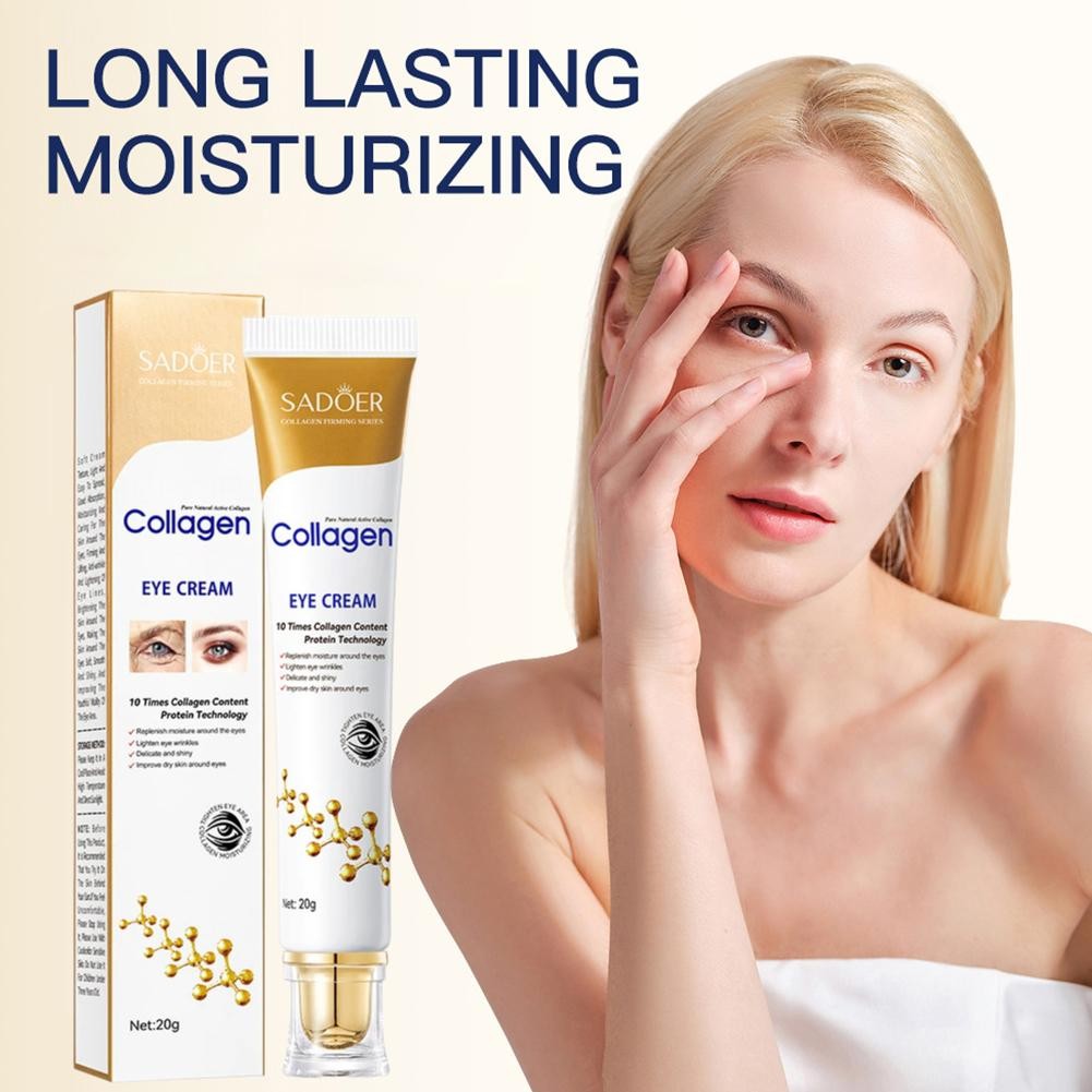 Collagen Anti wrinkle Eye Cream Remove Eye Bags & Dark Circles 1pcs J2K3 R6 P7Z1