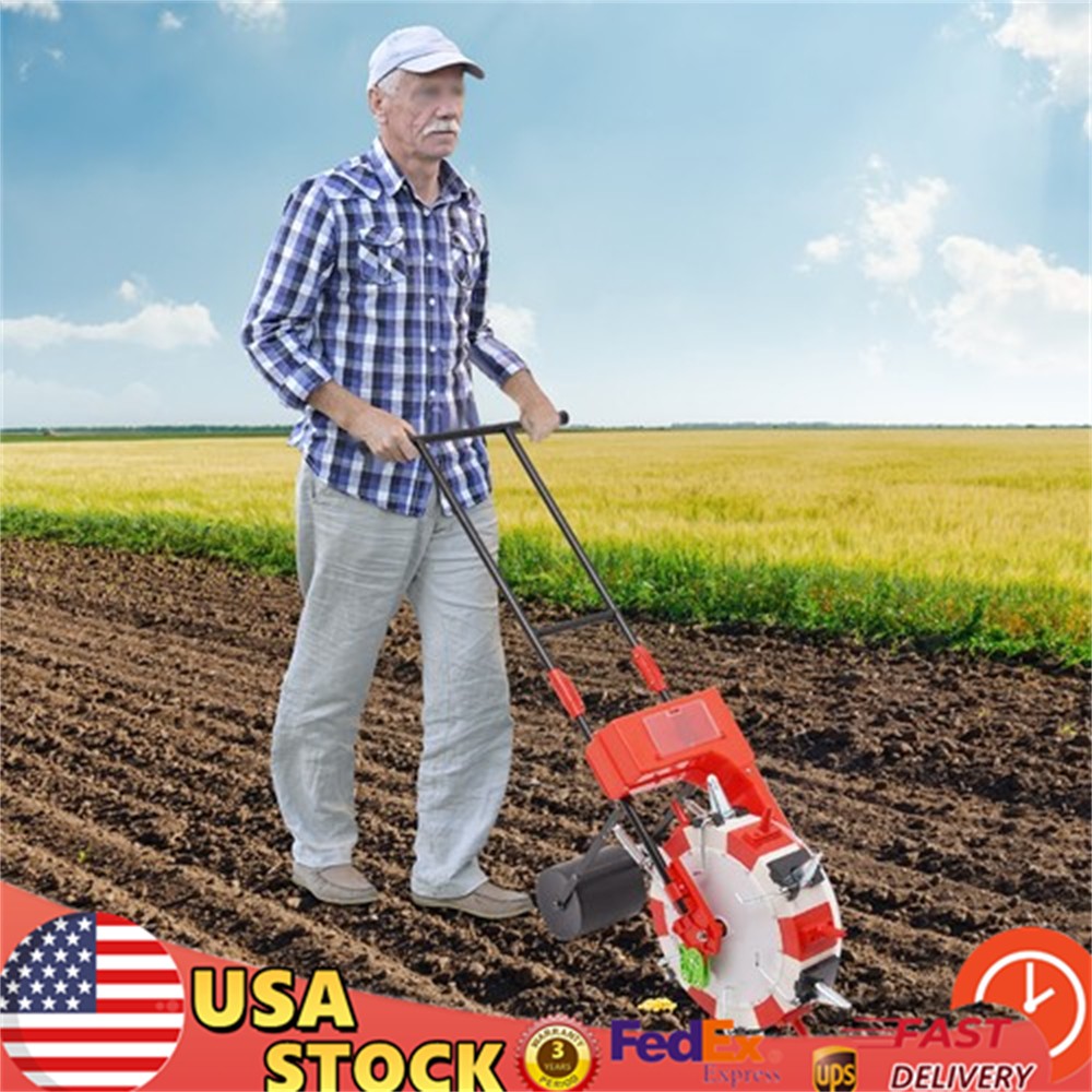Garden Hand Manual Seeder Row Planter Sowing Vegetable Seeds SALE!