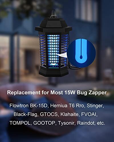 Bug Zapper Light Bulb for 15W Bug Zapper with 4-Pin Base Ful 15W-BL U Shaped ...