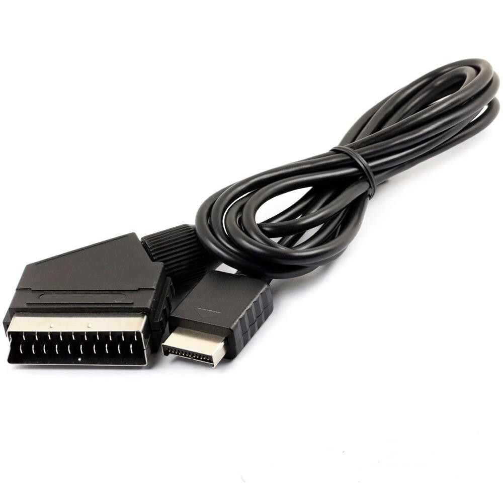 RGB SCART Wire Cable TV AV for Playstation PS1 PS2 PS3 One Slim Line Console