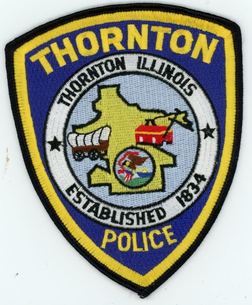 ILLINOIS IL THORNTON POLICE NICE SHOULDER PATCH SHERIFF