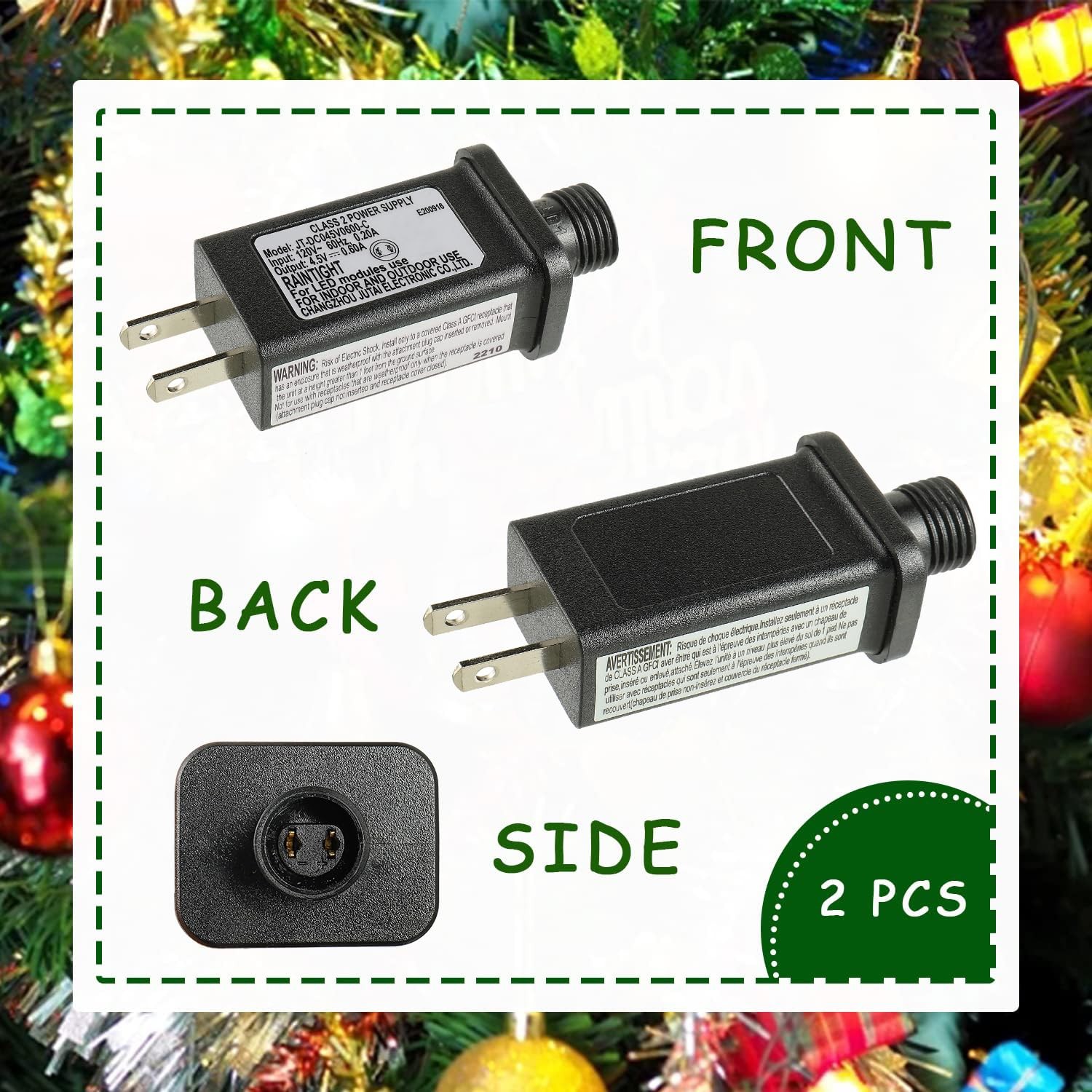 4.5V 2.7W LED Transformer Replacement Class 2 Power Supply IP44 Low Voltage