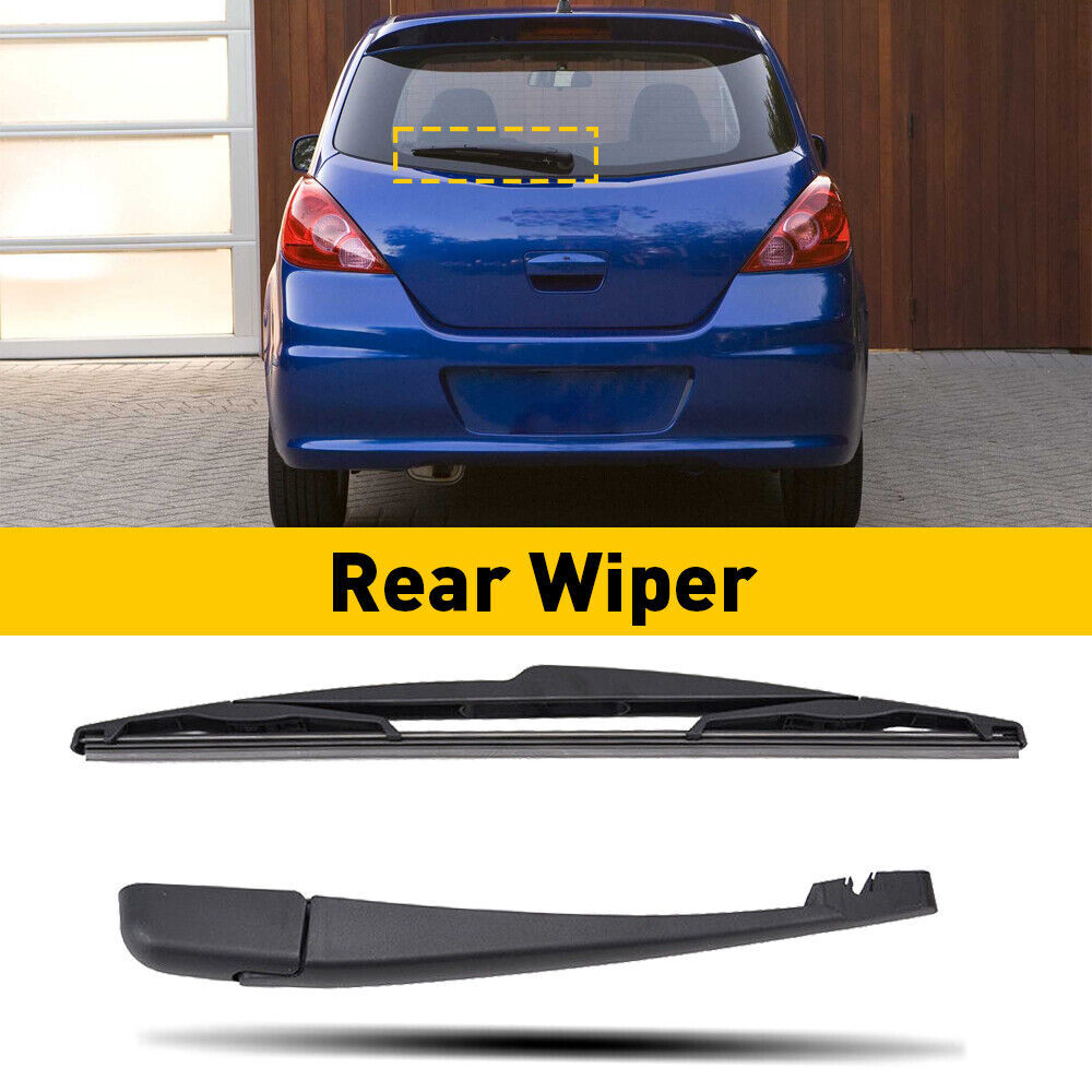 For Nissan Versa 2007-2012 Quest 2005-2009 Rear Windshield Wiper Arm w/ Blade