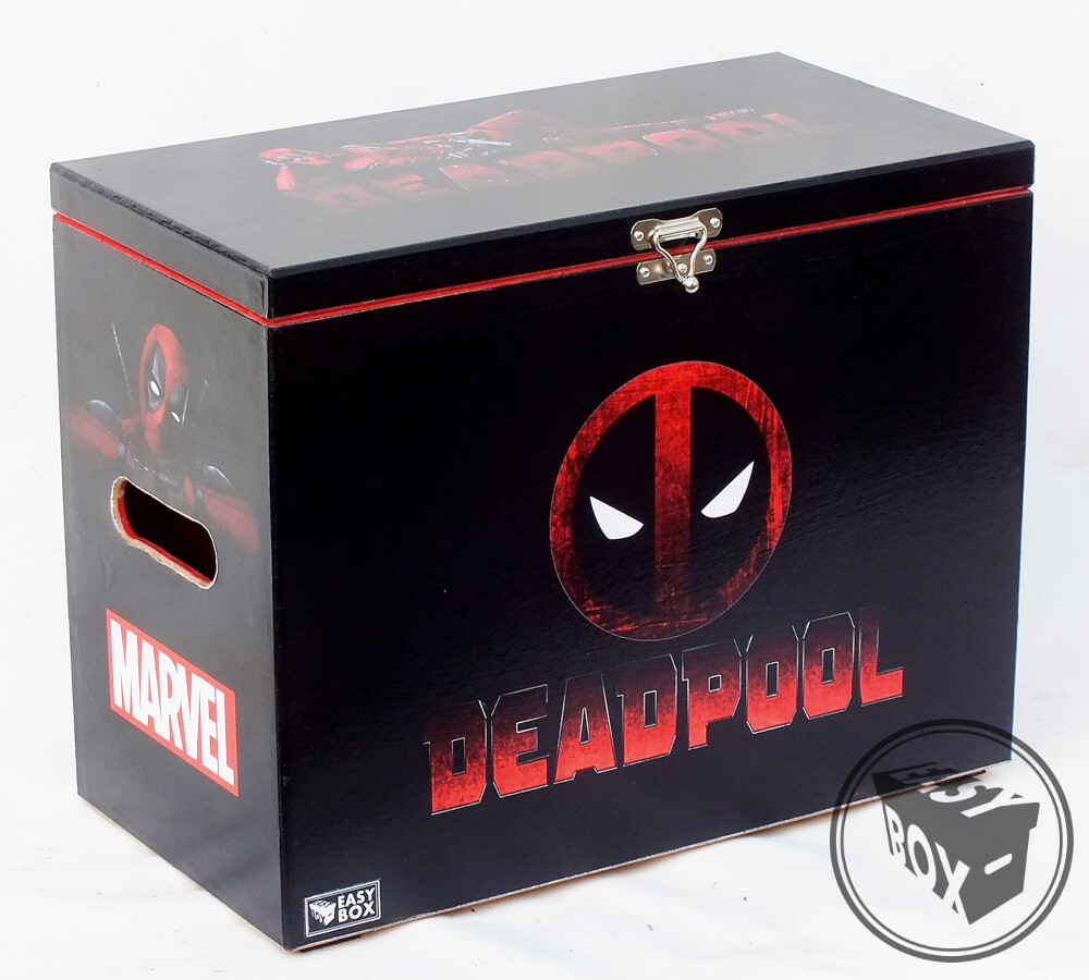 Deadpool - Large Comic Book Hard Storage Box Chest MDF