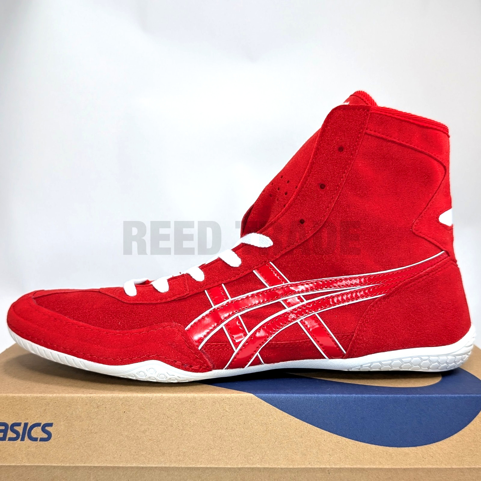 ASICS Wrestling Shoes 1083A001 EX-EO Red/Red(White) lace:White (TWR900 Successor