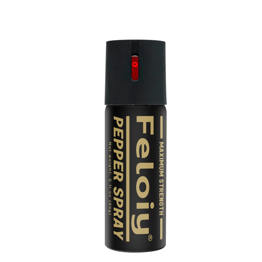 1 Pcs Feloiy Professional Pepper Spray Strength 2 Oz Self Defense Protection US